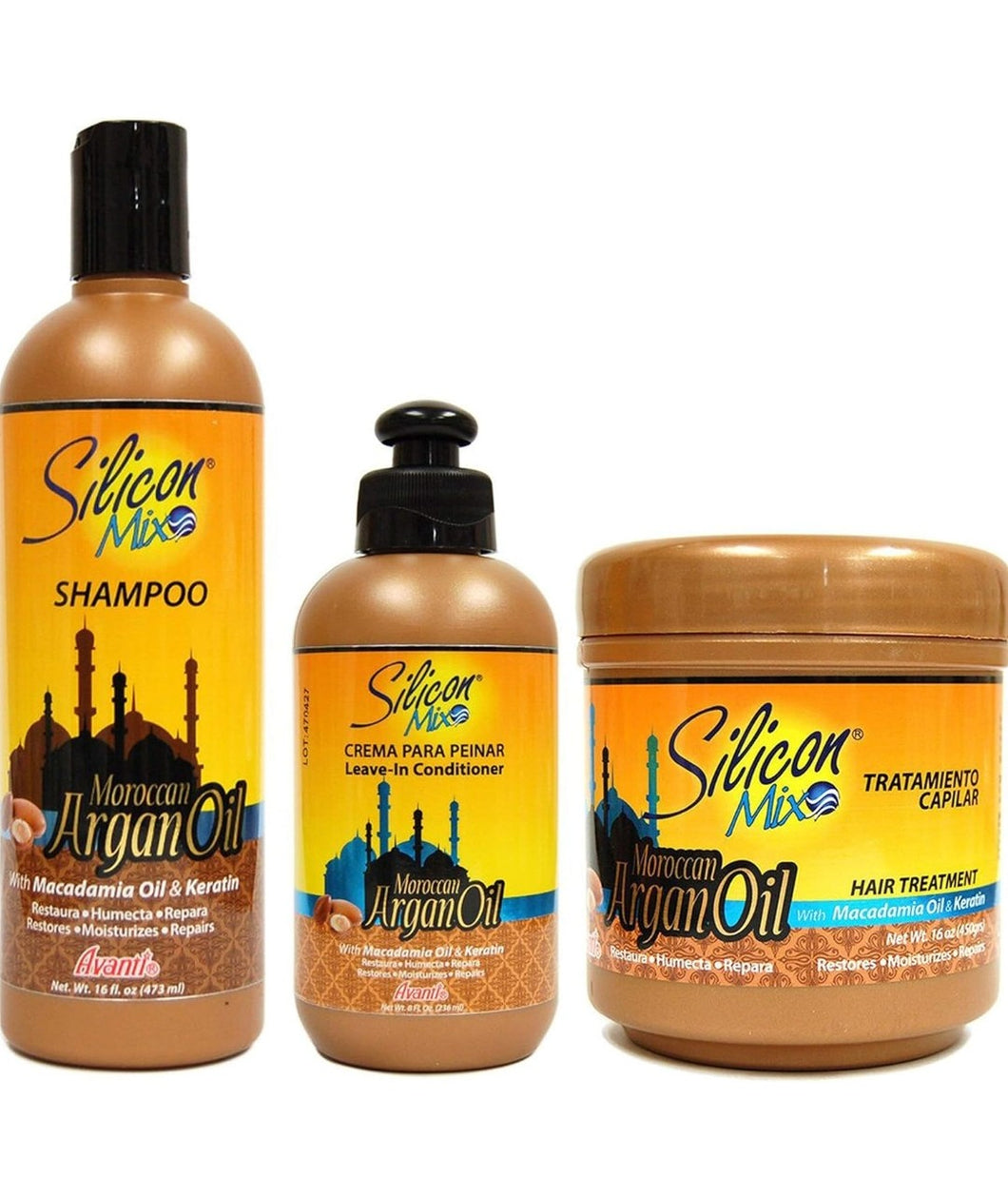 Silicon Mix Moroccan Argan Oil shampoo