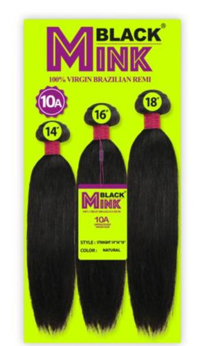 Black Mink STRAIGHTS multi pack bundle 10A