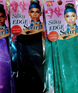 Bt 08476 assorted silky edge laying scarfs