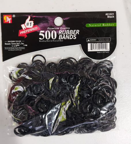 Bt 01021 Black rubber band 500pcs