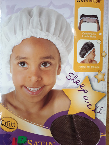 Kids satin sleep cap  color