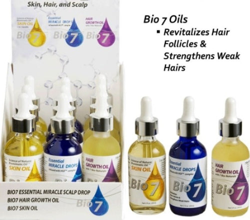 Bio 7 skin and hair oil and vitamin