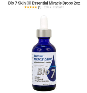 Bio 7 skin and hair oil and vitamin