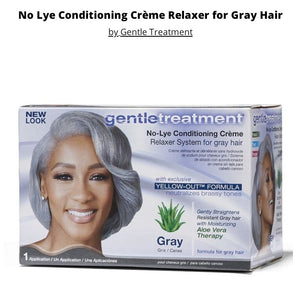 Gentle treatment No Lye Conditioning Crème Relaxer for Gray Hair