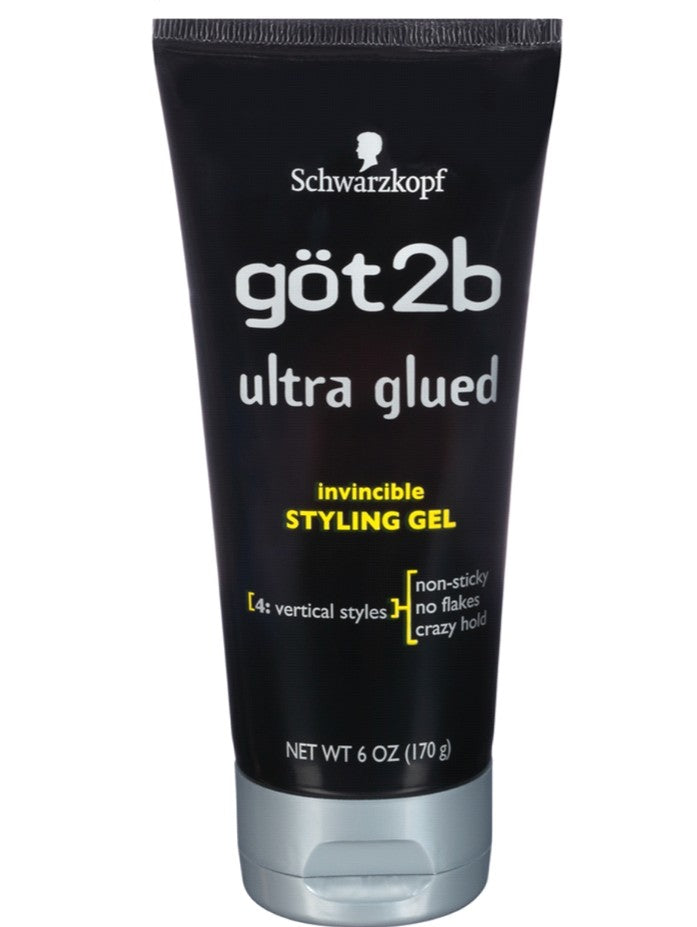 Got2b glued ultra glue invincible styling gel