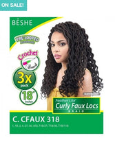 Load image into Gallery viewer, 3X Curly Faux Locs 18&quot; by BESHE