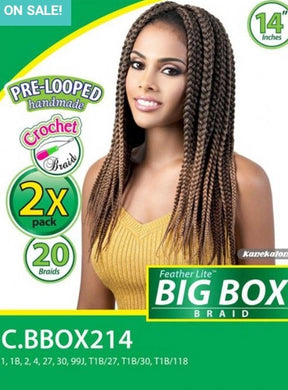 Beshe Crochet Braid Feather Lite 2x BIG BOX Braid C.BBOX220