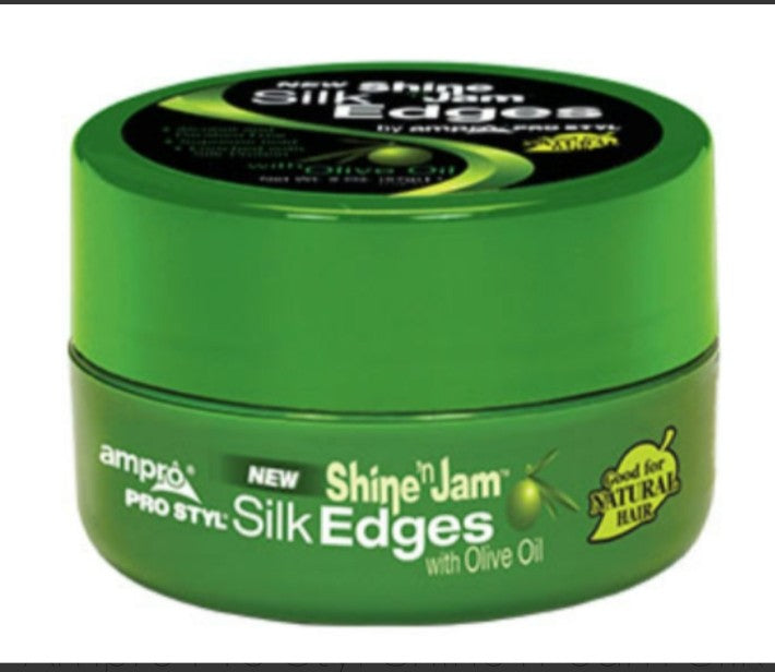 Shine n jam silk edge olive oil 2.25oz