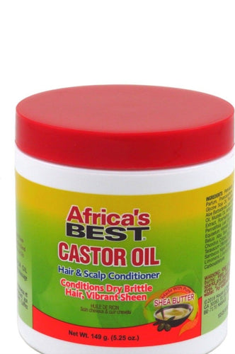 AFRICA'S BEST CASTOR OIL HAIR & SCALP CONDITIONER 5.25 OZ