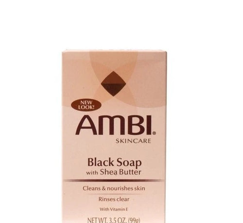 Ambi skincare Black soap with shea butter 3.5oz