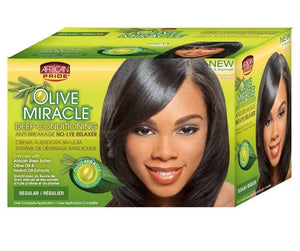 African Pride Olive Miracle Relaxer regular and super