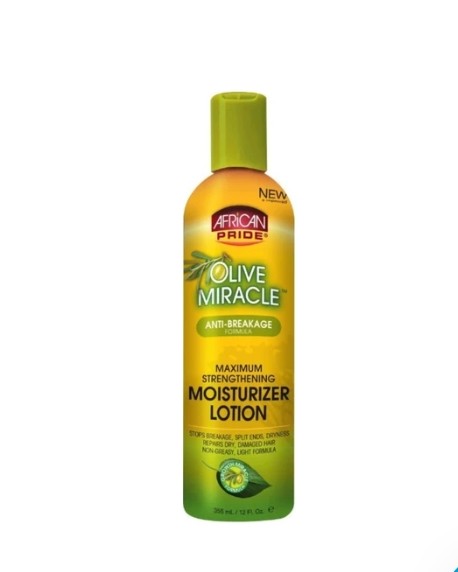African Pride Olive Miracle Hair Moisturizer Lotion, 12 oz