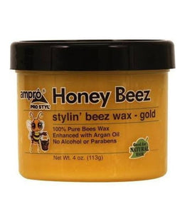 Ampro Pro Styl Honey Beez Stylin Beez Wax Gold- 4oz