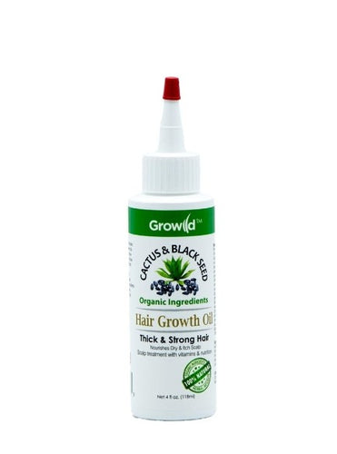 BY NATURES GROWILD HAIR GROWTH OIL [CACTUS & BLACK SEED] 4 OZ