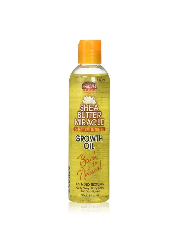 African Pride Shea Butter Miracle Growth Oil - 6oz Bottle