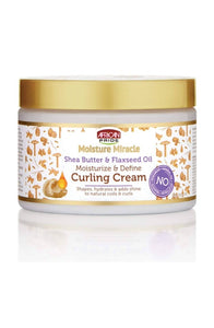 African Pride Moisture Miracle Shea Butter & Flaxseed Oil Curling Cream