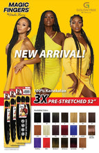 Magic fingers pre stretched 3x braiding hair