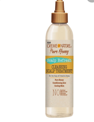 Crème of Nature Honey cleansing Scalp Treatment 8 oz.