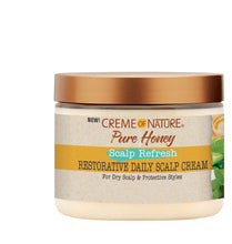 Load image into Gallery viewer, Crème of Nature Honey Restorative Hair &amp; Scalp Treatment 4.7 oz.