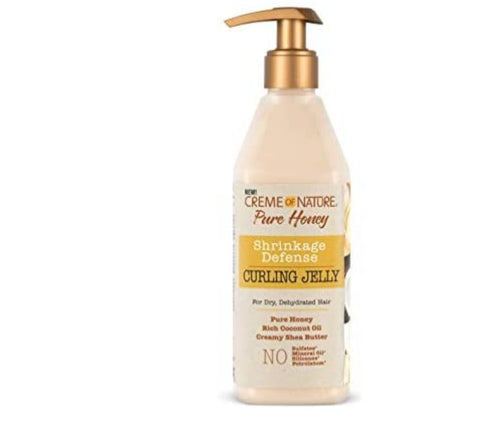 Creme of Nature Pure Honey Creme Of Nature Pure Honey Shrinkage Defense Curl Jelly, 12 Ounce