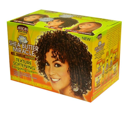African Pride Shea Butter Miracle Texture Softening Elongating System