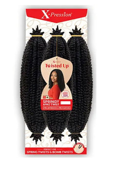 Outre X-Pression Twisted Up Crochet Braid - 3X SPRINGY 12