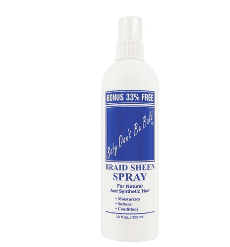Baby Don't Be Bald Braid Sheen Spray, 12 Oz.
