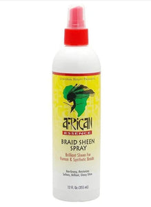 African Essence Braid Sheen Spray 12oz