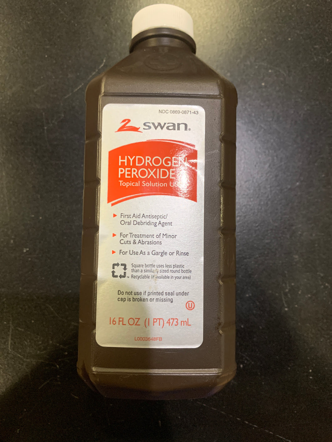 Swan Hydrogen Reroxide